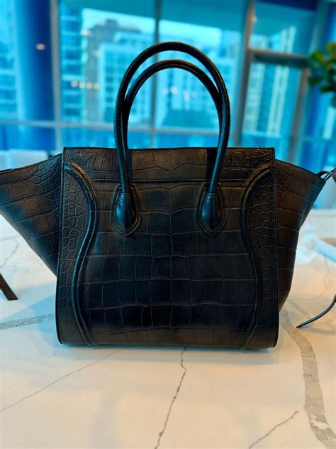 celine phantom croc large|CELINE Crocodile Embossed Calfskin Large Phantom .